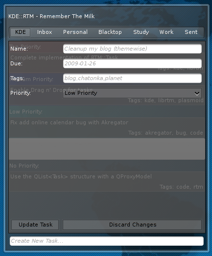Task Editor Interface